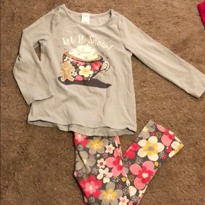 Gymboree let it snow outfit